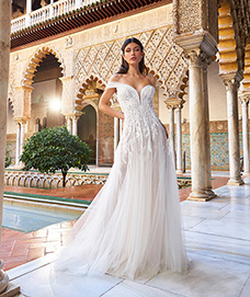 svadobné šaty - model Katif